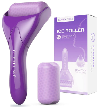 CUPID CARE Ice Roller for Face [2-Rollers] Ice Face Roller Facial Roller Massager for Beauty Face Roller Skin Care  | Purple