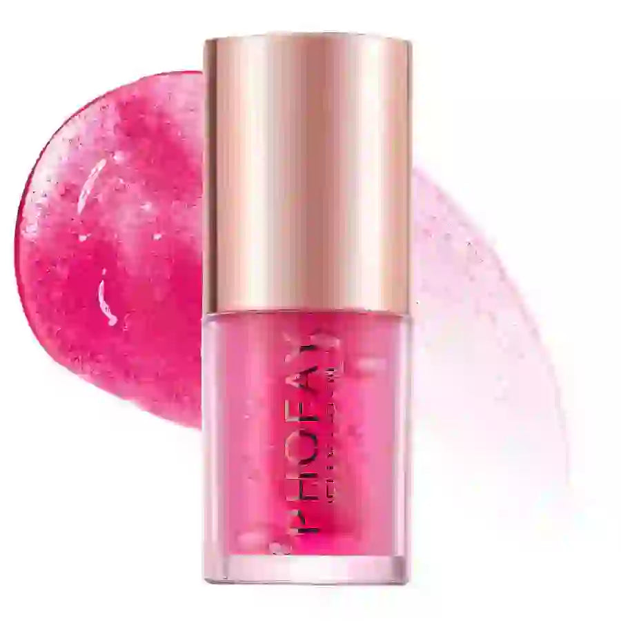 PHOFAY Jelly Lip Oil – Hydrating Gloss for Soft, Shiny Lips