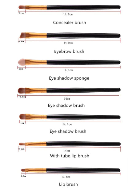 Makeup Brush Set – Loose Powder, Blush & Eyeshadow Brushes