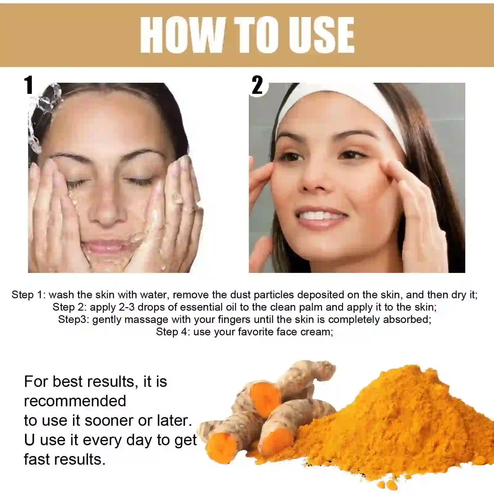 EELHOE Turmeric Dark Spot Correction Face Serum