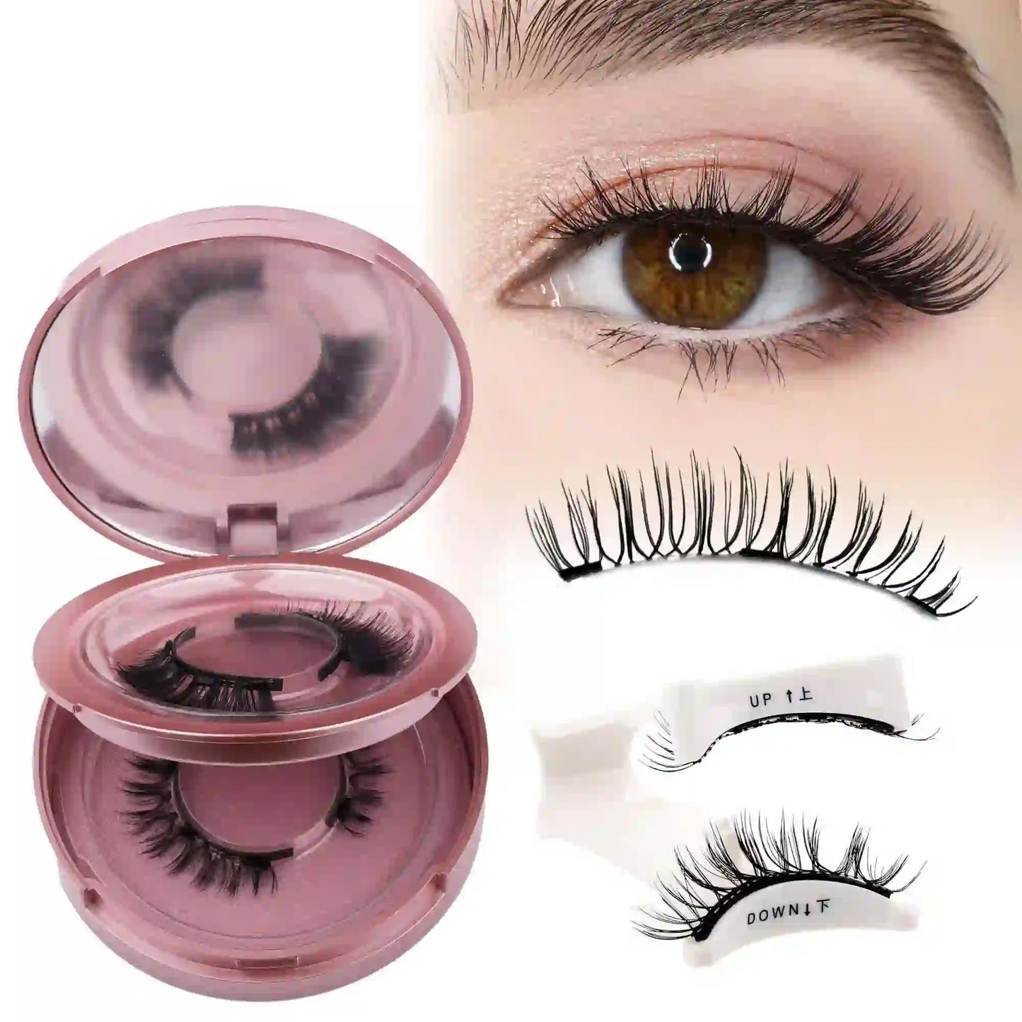GEMERRY Magnetic Eyelashes 2 Pairs Reusable 