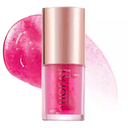 PHOFAY Jelly Lip Oil – Hydrating Gloss for Soft, Shiny Lips