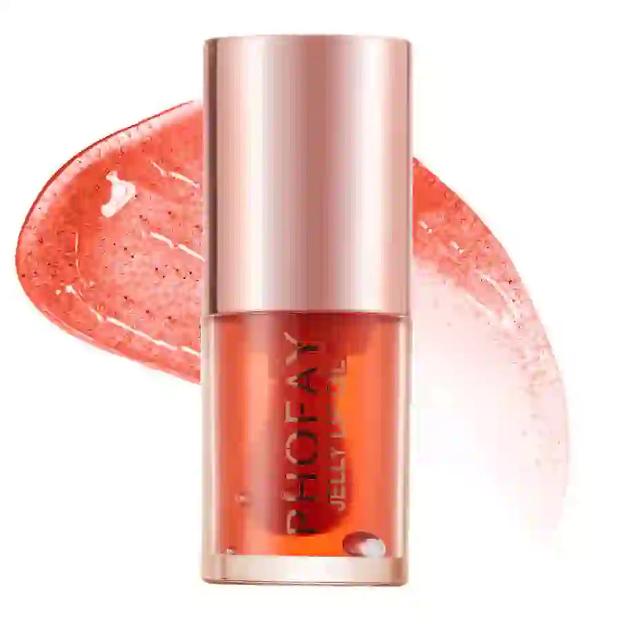 PHOFAY Jelly Lip Oil – Hydrating Gloss for Soft, Shiny Lips
