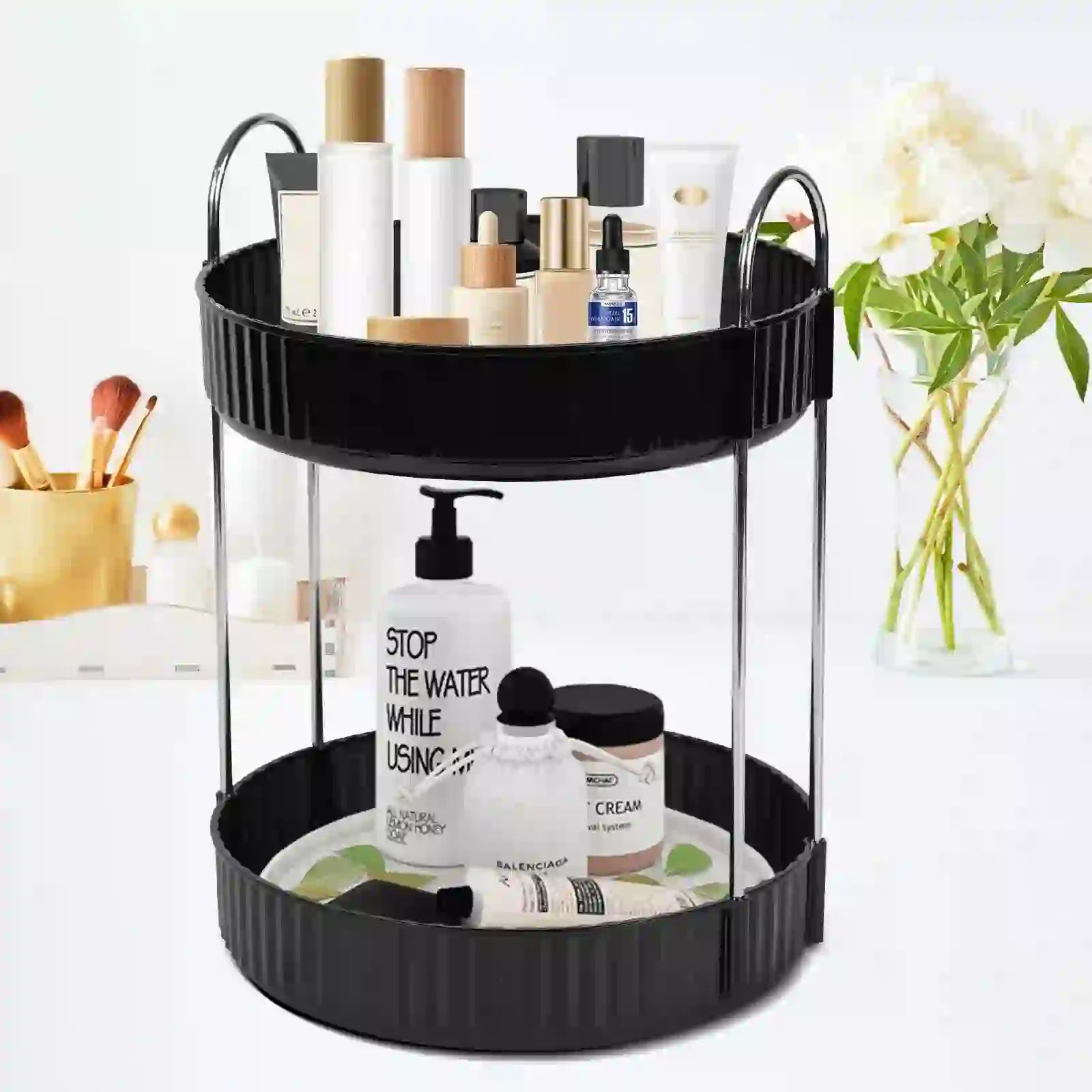 Zufudo Rotating Makeup Organizer 
